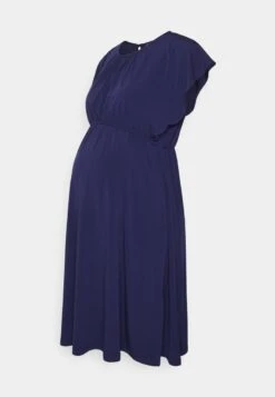 FIT AND FLARE FLOWY DROPPED SHOULDER - Jerseykleid - Dark Blue -Anna Field Verkaufsgeschäft 04d7e9d7a98d47c4a9fd90efc04acbf5