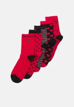 Anna Field 5 PACK - Socken - White/red -Anna Field Verkaufsgeschäft 0a8c8665f4e94637999e74673bb5f32d