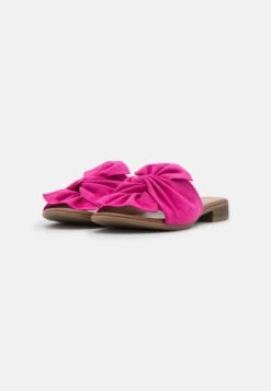 Anna Field LEATHER - Pantolette Flach - Pink -Anna Field Verkaufsgeschäft 117a96ba6e8343f18f26d7bc6bfee635