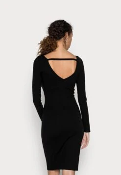 Anna Field OFFENER RÜCKEN BODYCON MINI STRICKKLEID - Etuikleid - Black -Anna Field Verkaufsgeschäft 25fed224e72345b8b83ced82993358f5 1