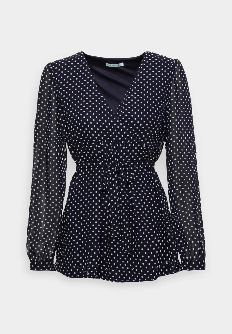 Bluse - Blue/white 3 Bluse - Blue/white