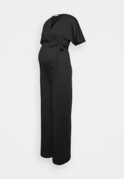 SHORT SLEEVE WRAP JUMPSUIT - Jumpsuit - Black -Anna Field Verkaufsgeschäft 286fe87934f24d35b2bce0374302b708