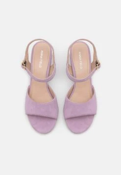 Anna Field LEATHER - Riemensandalette - Lilac -Anna Field Verkaufsgeschäft 2e3c811cd66c4c55908c6d94183ad233