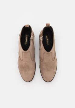 LEATHER - Cowboy-/Bikerstiefelette - Taupe -Anna Field Verkaufsgeschäft 31439f38e4674f7495916fa4d253a286