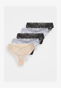 Anna Field 5 PACK - String - Schwarz/weiß/nude -Anna Field Verkaufsgeschäft 34d7250c8ead4825b32f0909bfee55fb