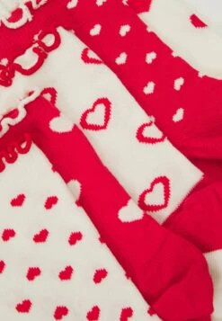 Anna Field 5 PACK - Socken - White/red -Anna Field Verkaufsgeschäft 3e52e98c255e4d818da5d29ebb75b7e5