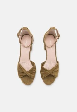 Anna Field LEATHER - Riemensandalette - Khaki -Anna Field Verkaufsgeschäft 4bd073331c8c4847865da0c7d661eb6b
