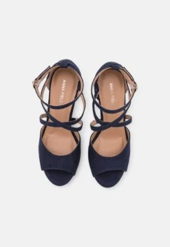 Anna Field Plateausandalette - Dark Blue -Anna Field Verkaufsgeschäft 4fa3da29e73a46c2aca5981f62ee3a6c