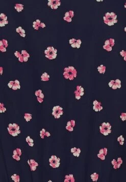 Anna Field V-NECK SLEEVE DRESS - Freizeitkleid - Dark Blue/pink -Anna Field Verkaufsgeschäft 522fda41fe7f42f1a638eac2f19336a5