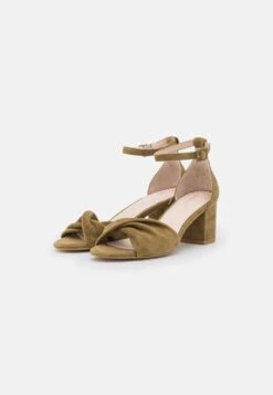 Anna Field LEATHER - Riemensandalette - Khaki -Anna Field Verkaufsgeschäft 56441ff72ab8482a992cc604e547c877