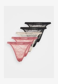 Anna Field 5 PACK - String - Black/nude/pink -Anna Field Verkaufsgeschäft 5a382264ee554369832e13b8dbb4e290