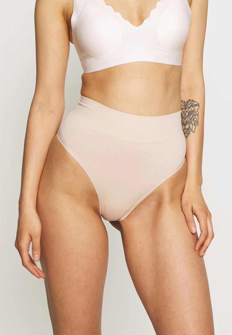 Anna Field 2PP HIGH WAIST THONG - String - Beige 4 Anna Field 2PP HIGH WAIST THONG - String - Beige – Bild 2