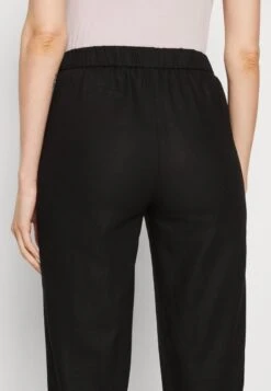 Anna Field LINEN MIX - Stoffhose - Black -Anna Field Verkaufsgeschäft 634601ece1fe4e9d894223b98f86e8cd