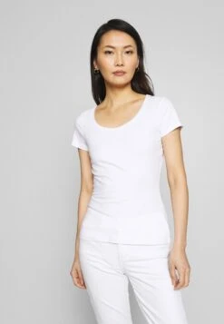 Anna Field 2ER PACK - T-Shirt Print - Navy/white -Anna Field Verkaufsgeschäft 63f23176d0a945fd89cd0bdf946edb64