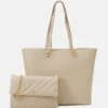 Anna Field SET - Shopping Bag - Beige -Anna Field Verkaufsgeschäft 67c633884c8f4d2cb75c93a7bbf327e3