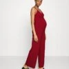 STRAPPY DRAPPY CINTERED - Jumpsuit - Dark Red -Anna Field Verkaufsgeschäft 6bcd44d2bb234200894a709280f2e86b