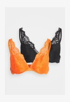 Anna Field 2 PACK - Bügel BH - Orange/ Black -Anna Field Verkaufsgeschäft 6fee215d667f4647aa7155a3e015e405