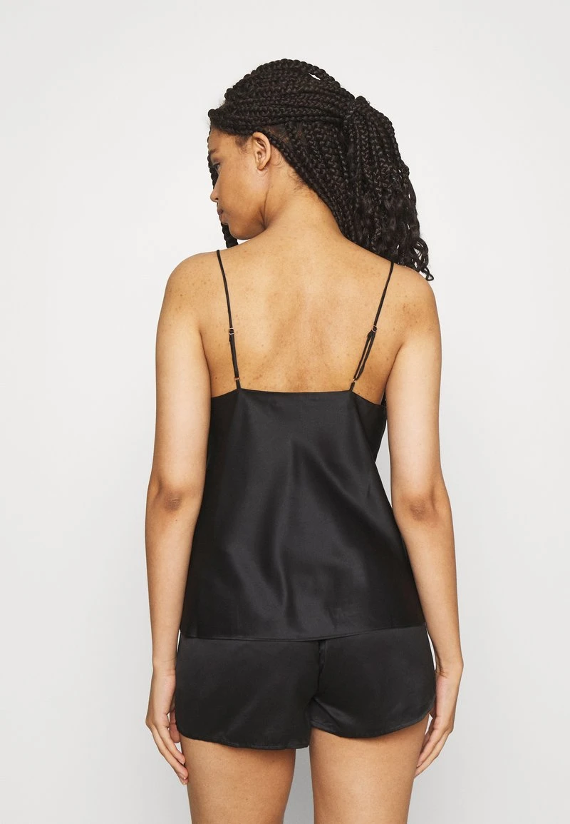 Anna Field SIMPLE SATIN SHORT SET - Nachtwäsche Set - Black 5 Anna Field SIMPLE SATIN SHORT SET - Nachtwäsche Set - Black – Bild 3