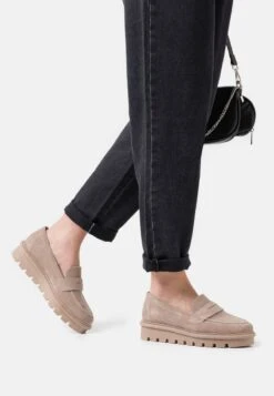 Anna Field Verkaufsgeschäft 16 COMFORT LEATHER - Slipper - Taupe