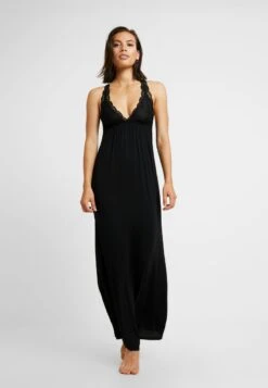 Anna Field ANNA LONG VISCOSE DRESS - Nachthemd - Black -Anna Field Verkaufsgeschäft 8677be4ec70f43eb887bf892ce796f78 1