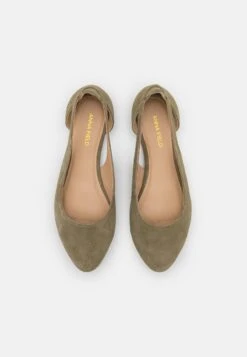 LEATHER - Klassischer Ballerina - Olive -Anna Field Verkaufsgeschäft 8bc75819509841e18f12c3857a548b72