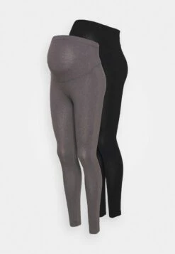 2 PACK - Leggings - Hosen - Grey/black -Anna Field Verkaufsgeschäft 97f773dd19b84eacbe87df1cc54b0026