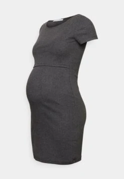 SHORT SLEEVES - Jerseykleid - Mottled Dark Grey -Anna Field Verkaufsgeschäft a12eb757c88f47778add388454b2e645