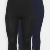 2 PACK - Leggings - Hosen - Black/dark Blue -Anna Field Verkaufsgeschäft a3ae61bd7b83442d91af6ba5e310d344