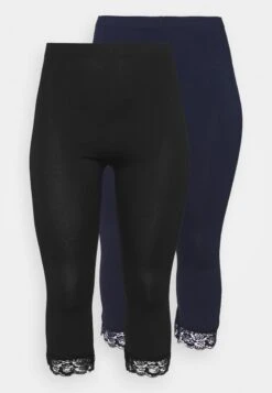 Anna Field Verkaufsgeschäft 27 2 PACK - Leggings - Hosen - Black/dark Blue