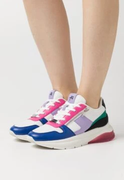 Anna Field LEATHER - Sneaker Low - White/multi-coloured