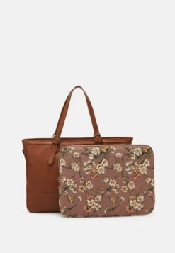 Anna Field SET - Notebooktasche - Cognac