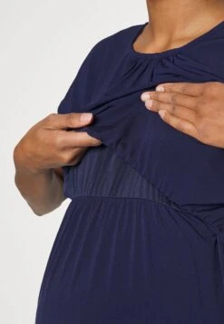 FIT AND FLARE FLOWY DROPPED SHOULDER - Jerseykleid - Dark Blue -Anna Field Verkaufsgeschäft b98121ccc4344f8e88ae25295bea63d9