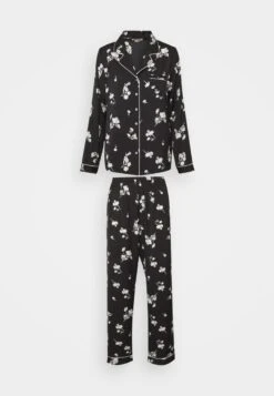 Anna Field SET - Pyjama - Black/offwhite -Anna Field Verkaufsgeschäft ce45f845024a4bf0905e3db5c428bd2b