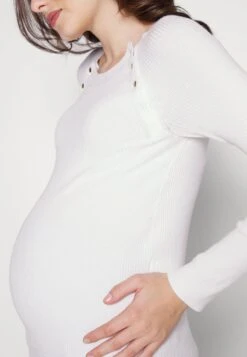 NURSING - BUTTON OPENING - Strickpullover - White 12 NURSING - BUTTON OPENING - Strickpullover - White -Anna Field Verkaufsgeschäft d779e2bf277145d7bbbb276e609117d4