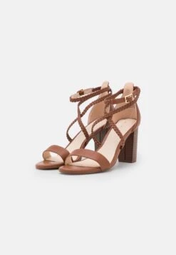 Anna Field LEATHER - Riemensandalette - Cognac -Anna Field Verkaufsgeschäft dc8f1468111640a59bcf1b0bd5db7fa8