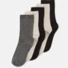 Anna Field 5 PACK - Socken - Beige/black/grey -Anna Field Verkaufsgeschäft dea7449edcb441f7b7474480476e34b4 1