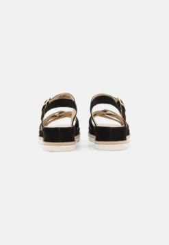 Anna Field LEATHER - Keilsandalette - Black -Anna Field Verkaufsgeschäft e15a96d829114d55af3f3f08dc594dfd