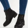 Anna Field WINTER BOOT - Schnürstiefelette - Black -Anna Field Verkaufsgeschäft e867a9bd66494be39bbabdfa1f6dd468
