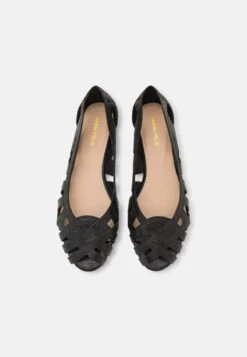 Anna Field LEATHER - Peeptoe Ballerina - Black -Anna Field Verkaufsgeschäft f21e6140d2db44888c0ce45862efd021